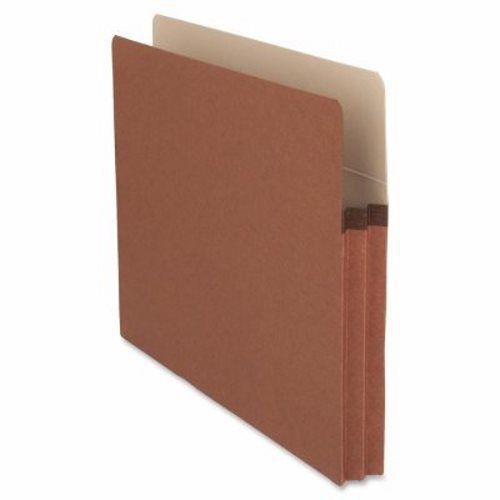 Business Source File Pocket, 1-3/4&#034; Exp., Letter, 25/BX, Redrope (BSN65790)