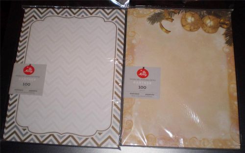 1 Lot of 2 Gartner Studios Stationery 100 Count Assorted Holiday Design