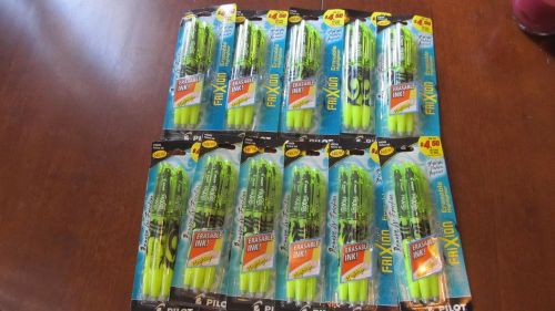 11 3pk Pilot Frixion Erasable Highlighters #46506 yellow ink