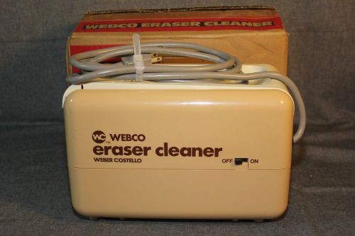 NEW - VINTAGE WEBER COSTELLO WEBCO CHALK ERASER CLEANER VACUUM 150-452