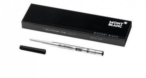 2 Montblanc Ballpoint Refills, Black, Medium, Point (105150)