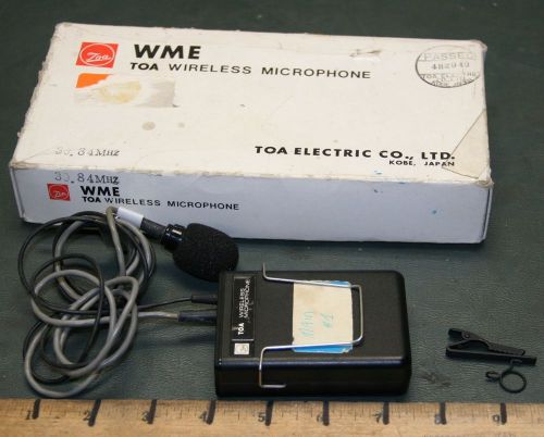 TOA Wireless Microphone WME