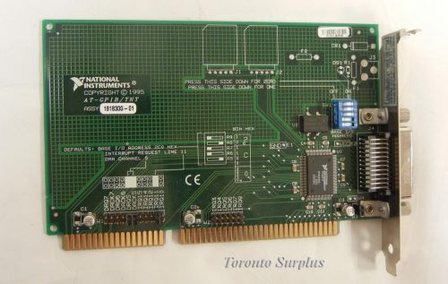 National instruments ni at-gpib/tnt ieee 488.2 182885d-01 card for sale