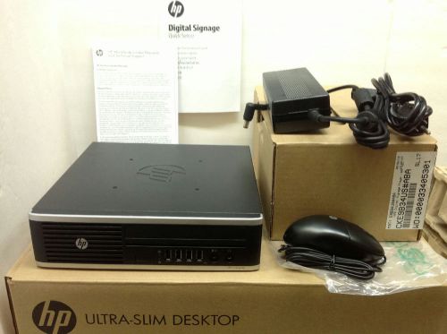 Hp mp6 digital signage computer/player i3-3225 320gb/4gb e9b34us#aba for sale