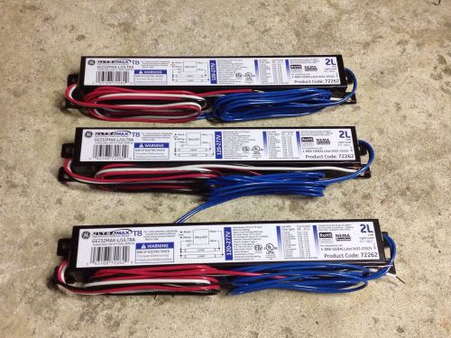 3 of ge 72262 - ge232max-l/ultra high eff instant start ballasts for 1 or 2 t8 for sale