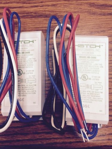 Twio HATCH HR3800 BALLASTS