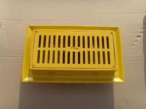 R J  Smith Cast Iron Rectangular Roof, Floor drain