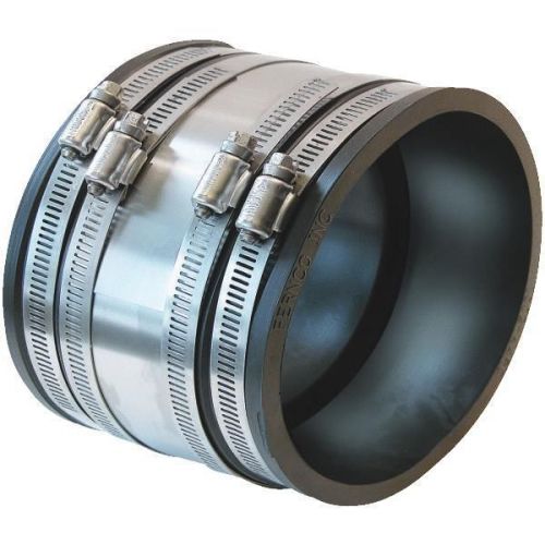 Fernco p1002-66 reducing flexible coupling-6clayx6pvc flex coupling for sale