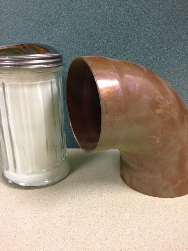 3&#034; COPPER 90 SWEAT 3 INCH COPPER ELBOW PRESSURE FITTING