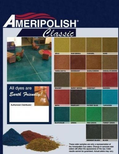 Ameripolish Classic Dye 5 Gallon - RAW SIENNA