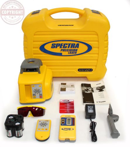 SPECTRA PRECISION HV401 SELF LEVELING ROTARY LASER LEVEL,TRANSIT,TOPCON,TRIMBLE