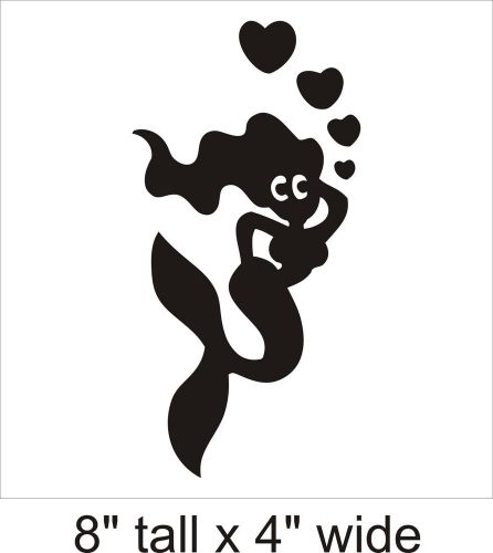 2X  Watery Love Silhouette Decal Vinyl Car i Pad Laptop Window Wall 102