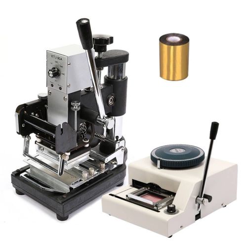 EMBOSSING MACHINE HOT FOIL 11 LINE EMBOSSING 300W TIPPER CRAFT  GILDING POPULAR