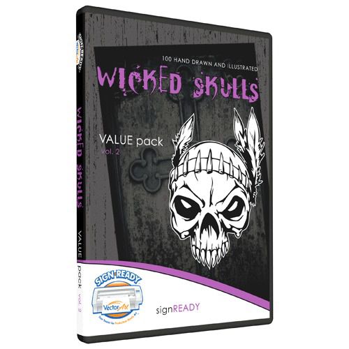 Skulls clipart-tshirt design screen printing images-vector clip art cd for sale