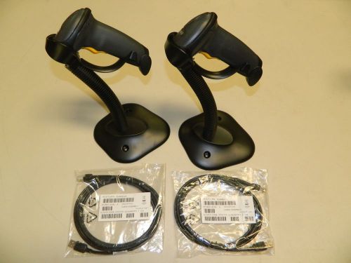 2 symbol motorola black ls2208 barcode scanners oem usb cable,oem stands for sale