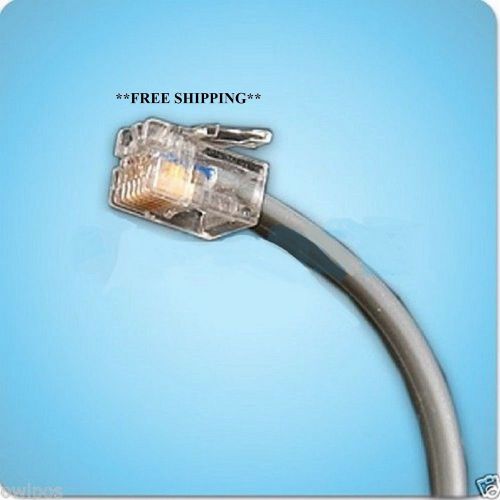 50&#039; 15m Micros Epson IDN Printer Interface Cable RJ12 to RJ12 6 Pin Connector
