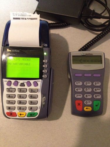 VeriFone Omni 3750 &amp; PinPad 1000SE In Good Working Condition