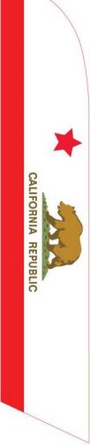 California state 15&#039; business swooper flag flutter super sign feather banner for sale