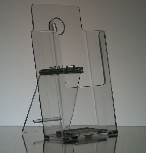 (25) Acrylic Wall-Mount/Counter-Top Tri-Fold Brochure Holder Displays 4x9