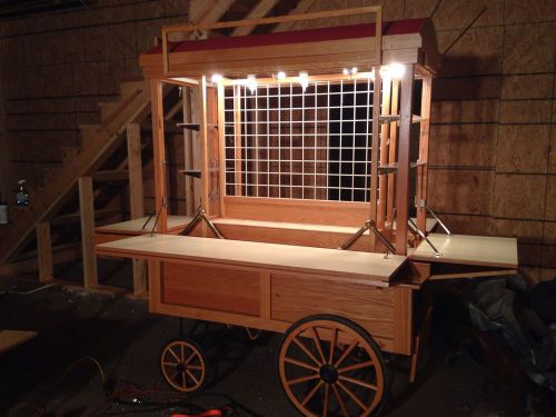 Wooden Rolling Kiosk