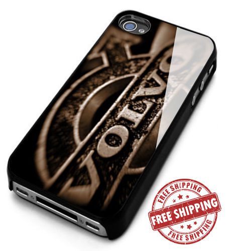 Volvo Car Logo For iPhone 4/4s/5/5s/5c/6 Black Hard Case