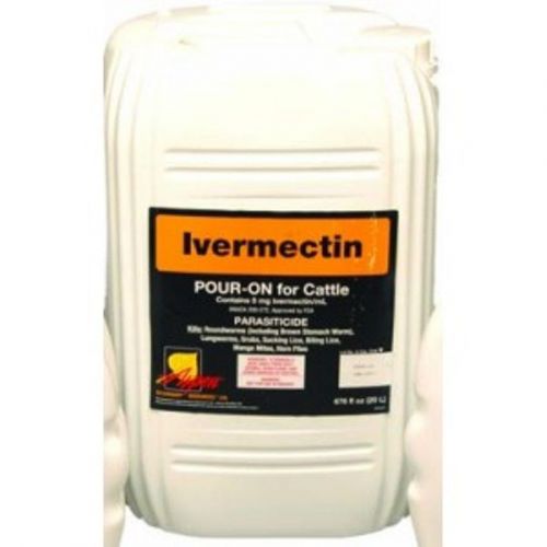 IVERMECTIN Pour On Cattle Wormer 20 Liter Internal External Parasite Control