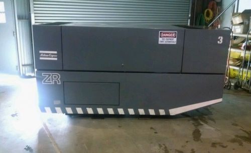 75hp atlas copco zr255-100 rotary screw oil free compressor for sale