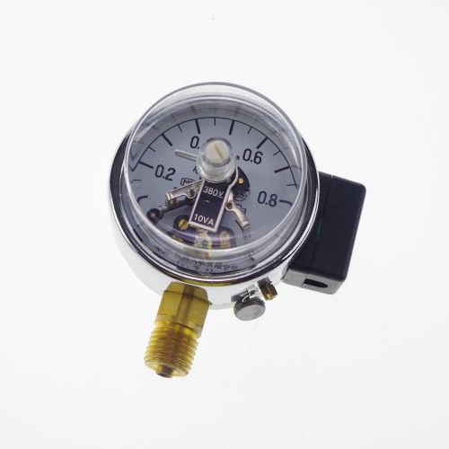 1 x Electric Contact Pressure Gauge Universal M14*1.5 60mm Dia 0-1Mpa