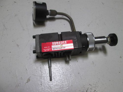 NUMATICS 081RD100J016P REGULATOR *USED AS PICTURED*