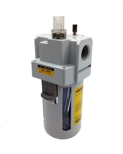 Pneumaticplus sal3000m-n03b compressed air lubricator, 3/8&#034; pipe size, npt-poly for sale