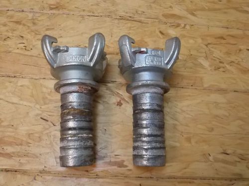 2  Dixon Air King AM21 Iron Air Hose Fitting 4 Lug Quick Acting Coupling 1-1/2&#034;