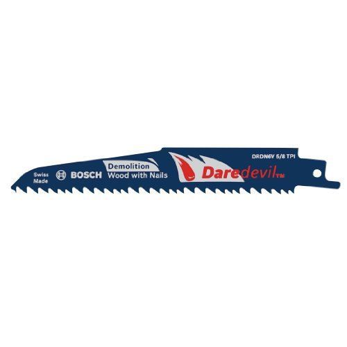 Bosch drdn6vp10 6-in daredevil reciprocating saw blade demolitionlition for wood for sale