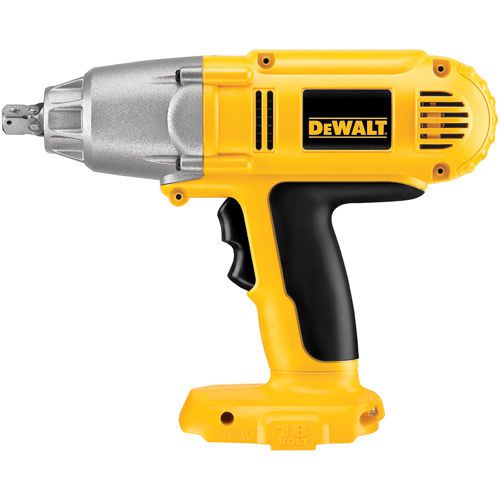 Dewalt DW059 18 Volt Cordless 1/2&#034; Impact Wrench, XRP Yellow top Batt &amp; Charger