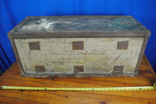 Vtg old industrial usaaf ww2 era wooden crate wood box cluster frag bomb an m4 for sale