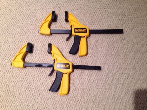 DeWalt 6&#034; Medium Trigger Clamp - 2 Pack NWOT