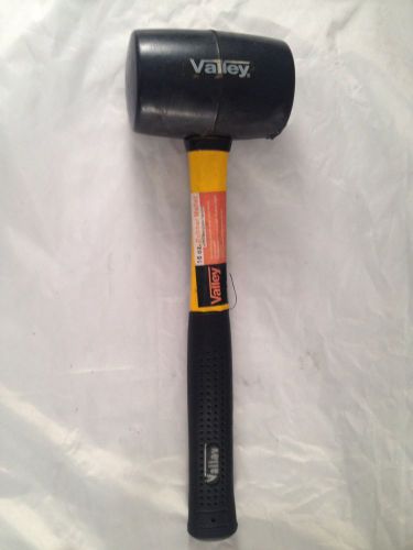 VALLEY RUBBER MALLET 16 OZ. FIBERGLASS HANDLE  HMFRM-16