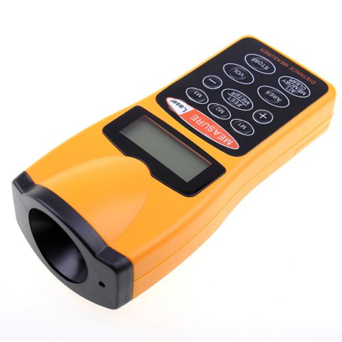 ULTRASONIC TAPE MEASURE DISTANCE METER &amp; LASER POINTER DIGITAL MEASURE TOOL