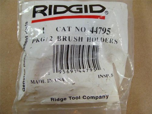 New set of (2) ridgid 700 electric pipe threader motor brush holders cat# 44795 for sale