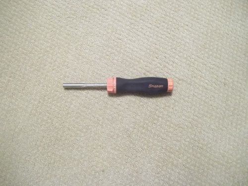 Orange -  snapon ratcheting screw driver nut black soft handle tool - sgdmrc4a for sale