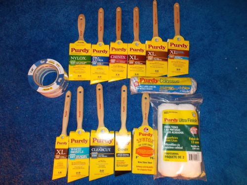 Purdy paint brushes and roller cover lot!