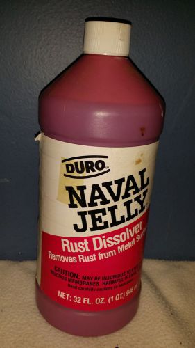 huge LOCTITE corp duro NAVAL JELLY RUST DISSOLVER 32 oz  1 quart no reserve