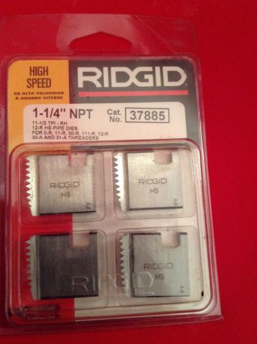 Ridgid high speed dies 1 1/4 #37885 RH