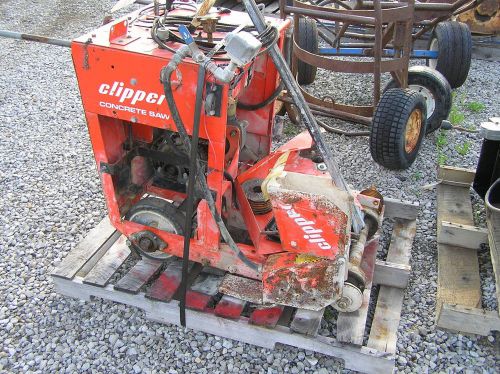 NORTON CLIPPER CONCRETE SAW, CONCRETE SAW, NORTON 34HP CONCRETE SAW