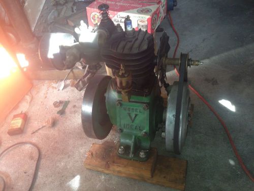 Vintage Ideal Model V Hit And Miss Engine. Engine Runs