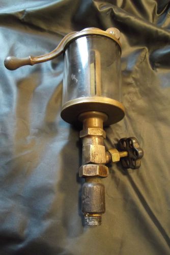 Large Brass Wm. Powell Co Pump Handle Oiler