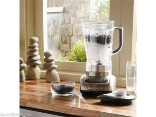 KitchenAid KSB580NK 5-Speed Blender METAL Polished Polycarbonate unbreakable JAR