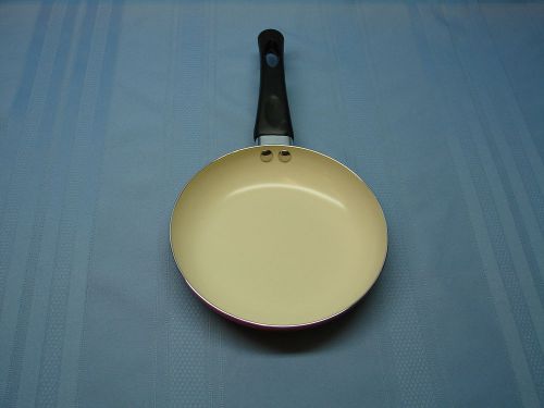 Handy Gormet Aluminum Base 7&#034; Ceramic Fry Pan