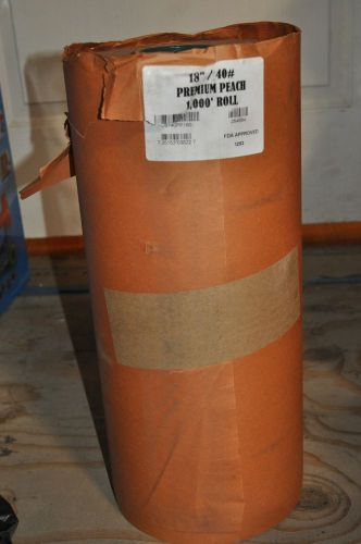 18&#034; x 1000 Premium Peach Paper Roll #40