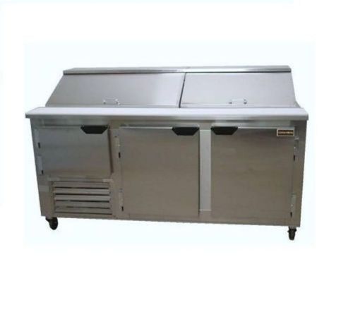 Cooltech 2-1/2 Door Refrigerated Sandwich Salad Prep Table 84&#034;