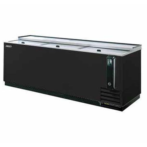 Turbo TBC-95SB Bottle Cooler, Horizontal, 3 Doors, 95&#034; Long x 27&#034; Front to Back